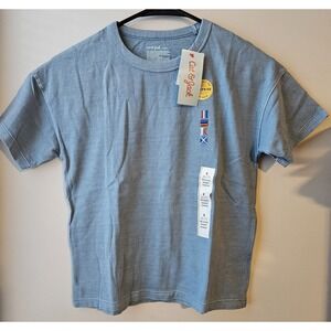 Cat & Jack Boys Sailing Graphic T-Shirt Size S 6/7 Blue Nautical NWT